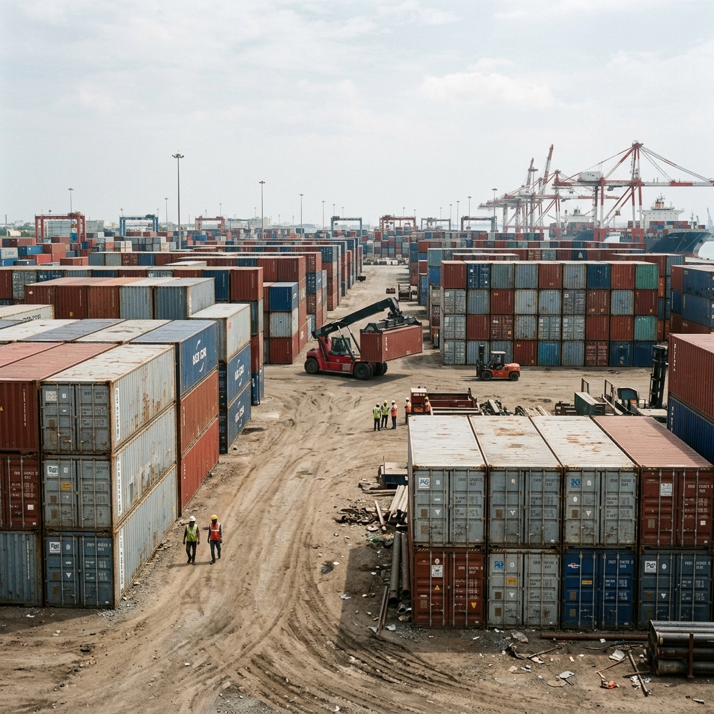 Container booking and FCL LCL cargo coordination services at Indian ports